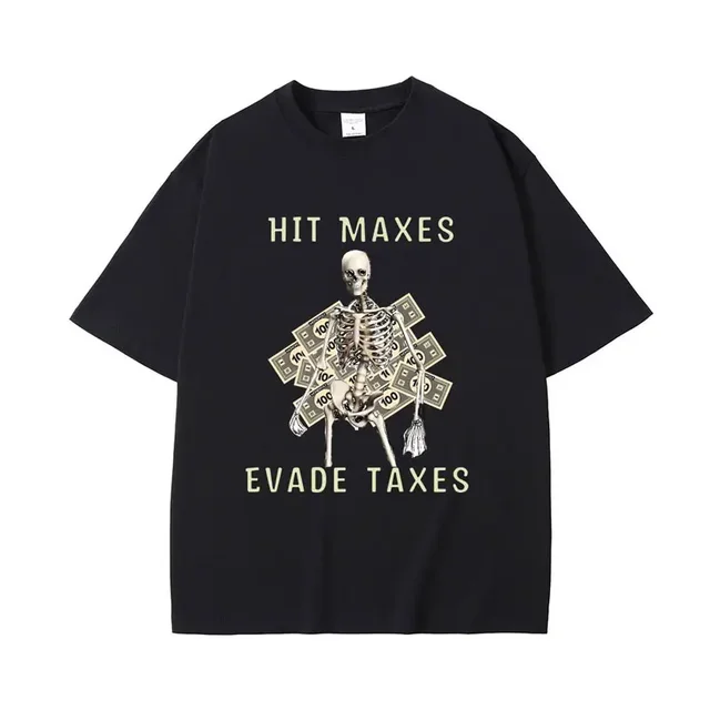 Футболка Hit maxes, evade taxes